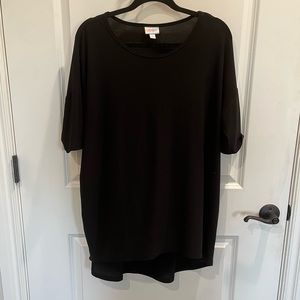 LuLaRoe Irma tunic- solid black